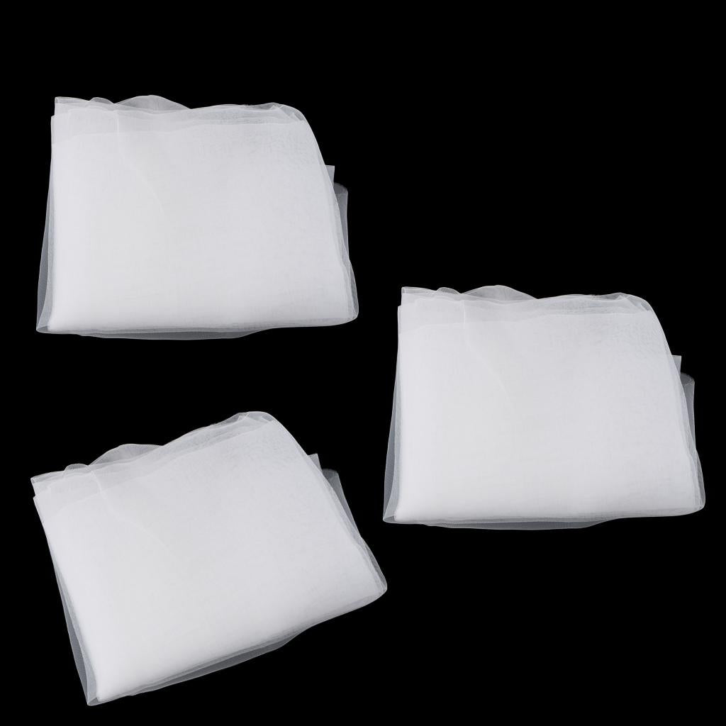 3x Silk Screen Printing Mesh Printmaking Polyester 145 x 100cm 80T