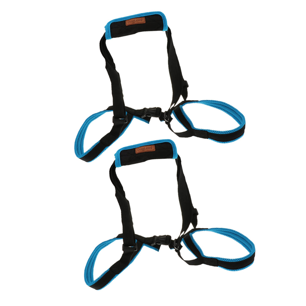 2pcs Dog Hind Leg Auxiliary Belt Lift Harness Mobility Aid Support Harness