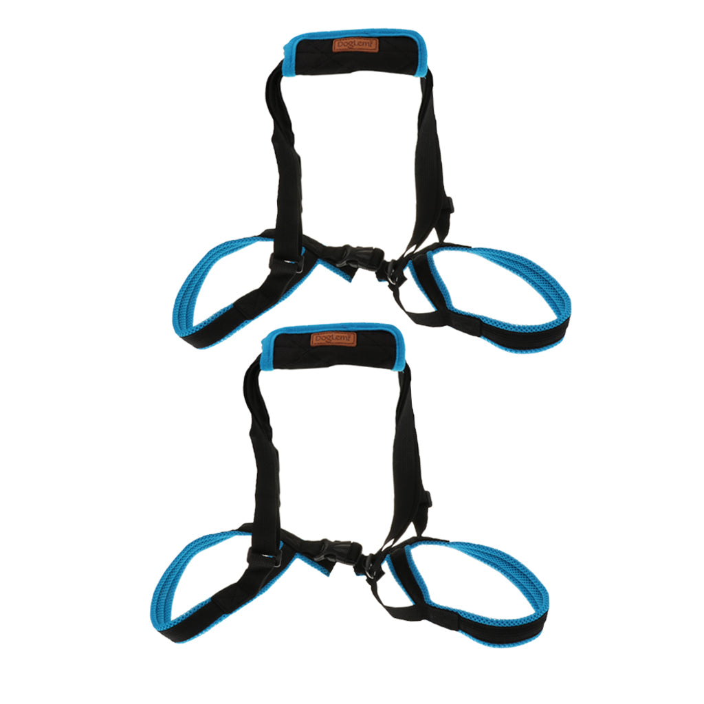 2pcs Dog Hind Leg Auxiliary Belt Lift Harness Mobility Aid Support Harness