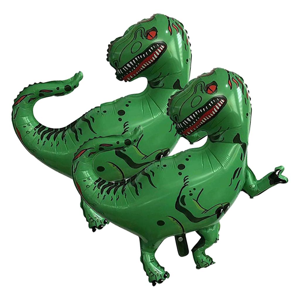 4pcs Dinosaur Inflatable for Party Decoration Birthday Gift Kids Green T Rex