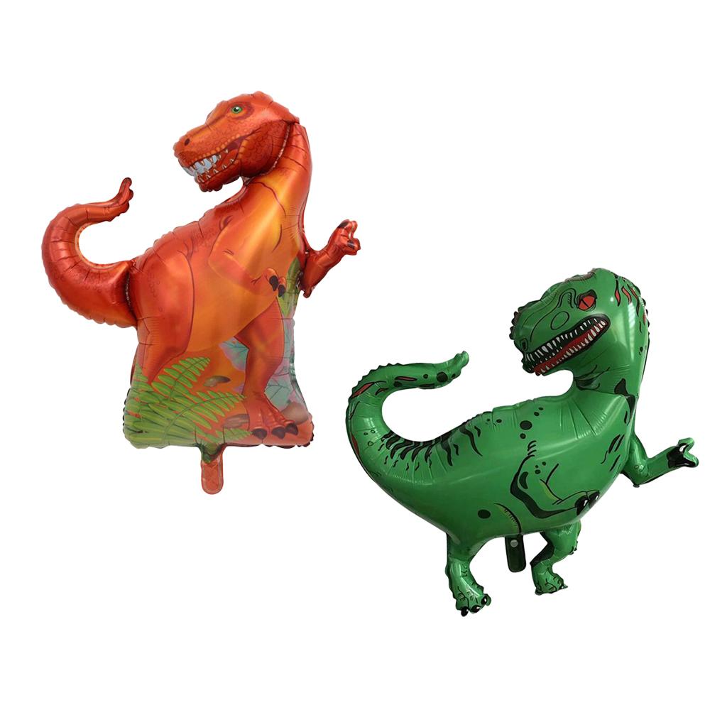 4pcs Set T Rex Dinosaur Balloons for Party Decoration Birthday Gift Kid Toys