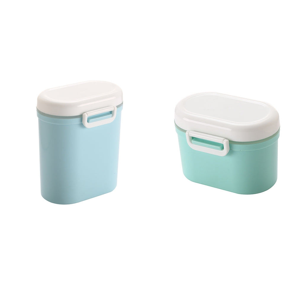 2Pieces Baby Milk Powder Container Formula Food Storage Dispenser Sealed