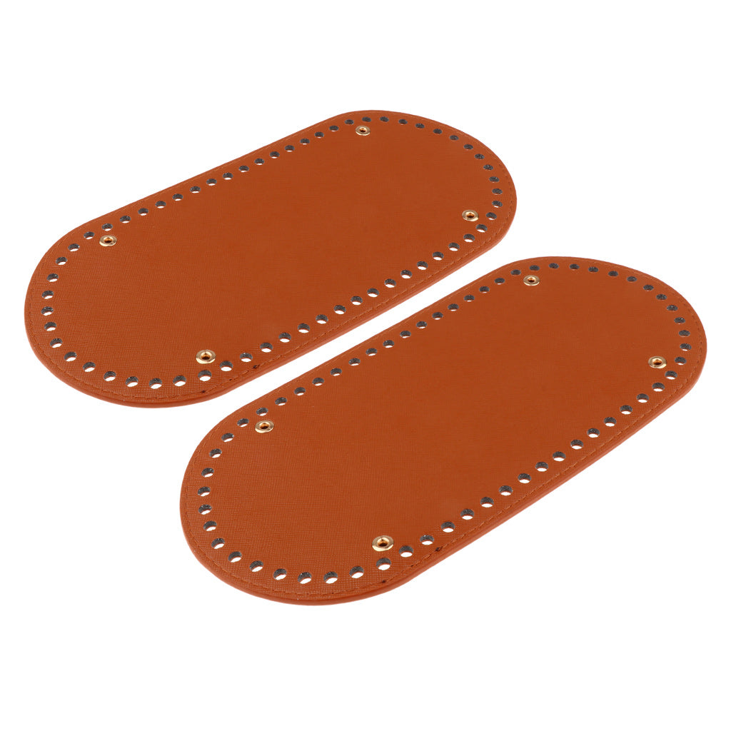 60 Holes Nail Bag Bottom Shaper Bag Cushion Pad for Handmade DIY Bag Brown