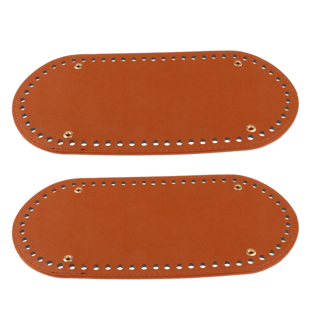 60 Holes Nail Bag Bottom Shaper Bag Cushion Pad for Handmade DIY Bag Brown