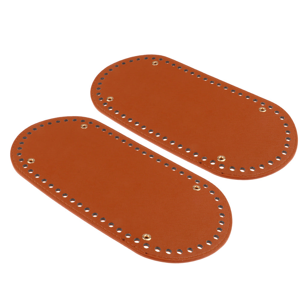 60 Holes Nail Bag Bottom Shaper Bag Cushion Pad for Handmade DIY Bag Brown