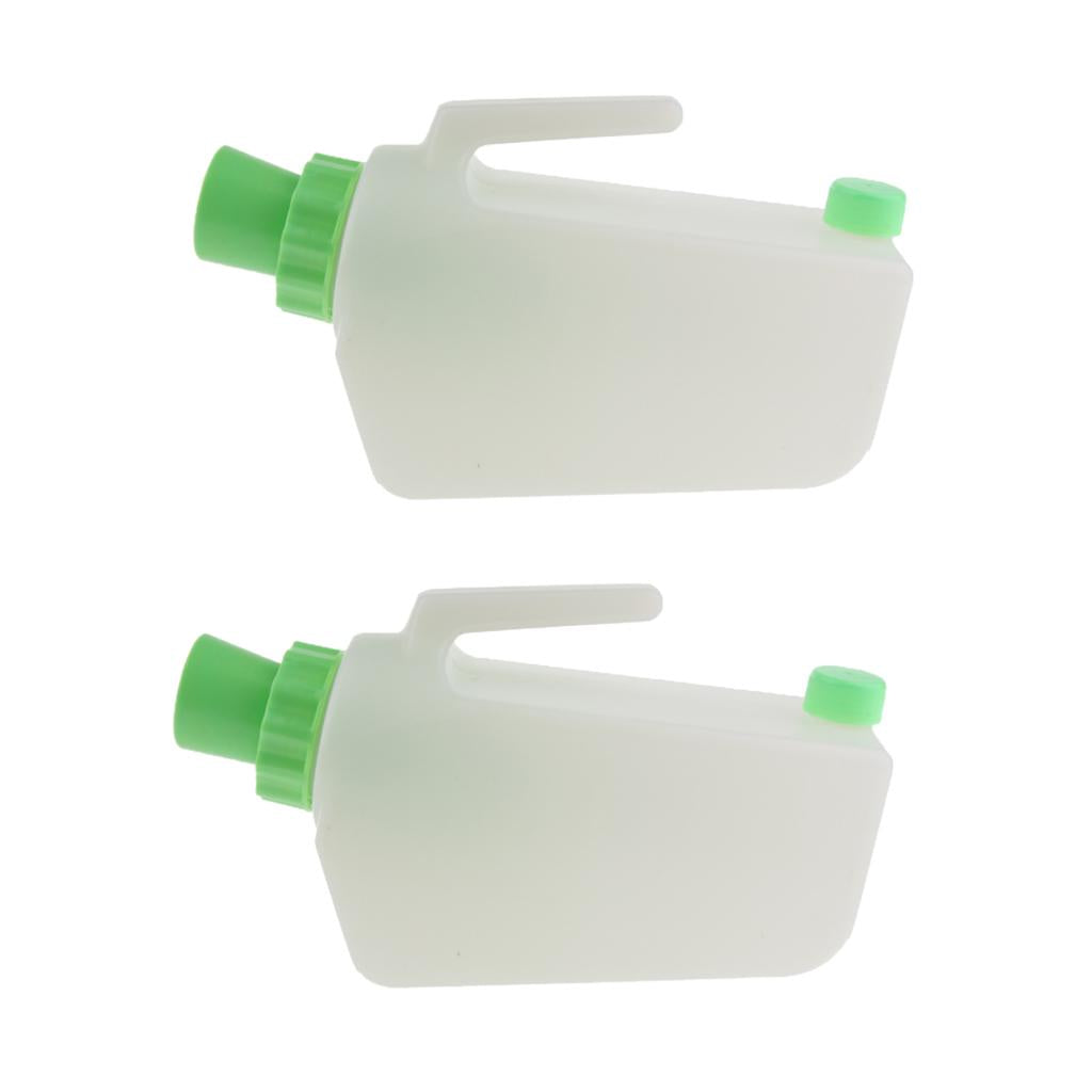 2X Elderly Patients Male Urinal Bottles Pee Bottle Night Drainage Containers