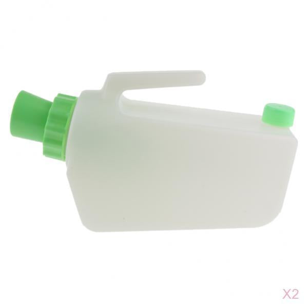 2X Elderly Patients Male Urinal Bottles Pee Bottle Night Drainage Containers