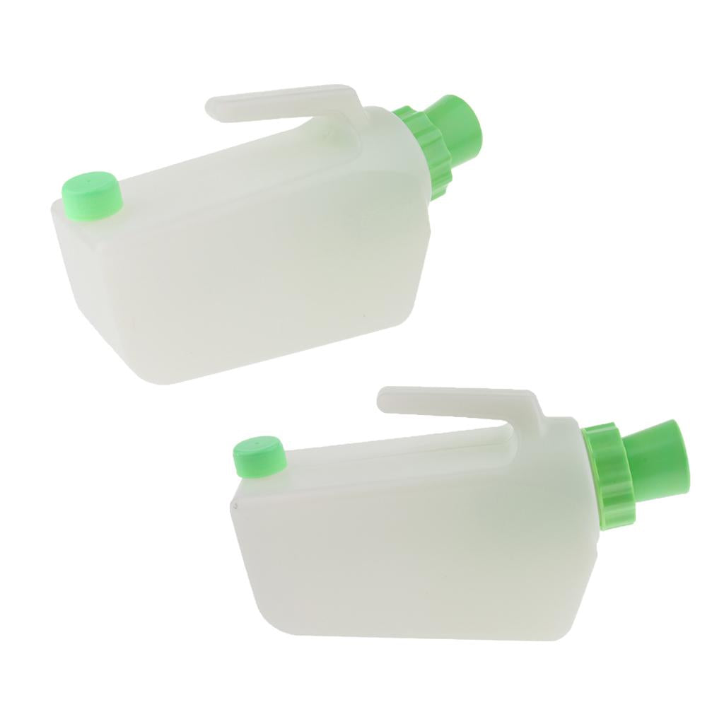 2X Elderly Patients Male Urinal Bottles Pee Bottle Night Drainage Containers