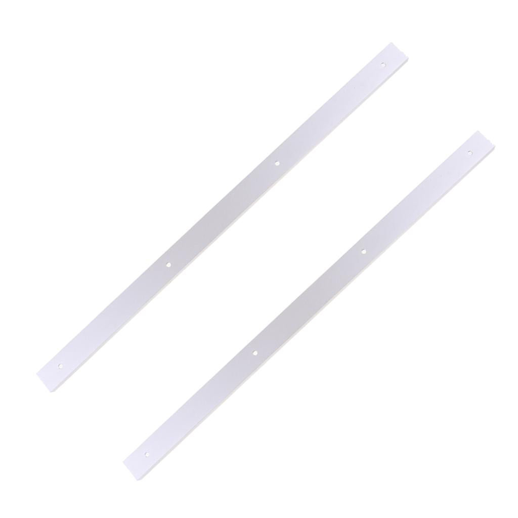 2pcs 600mm T-track Woodworking T-slot Miter Track Jig Fixture Router Table