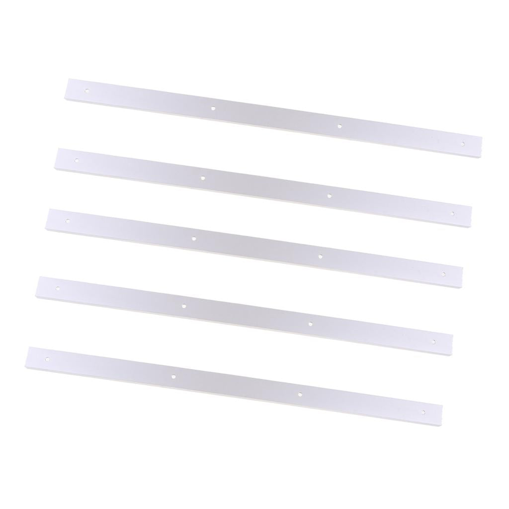 5pcs 600mm T-track Woodworking T-slot Miter Track Jig Fixture Router Table