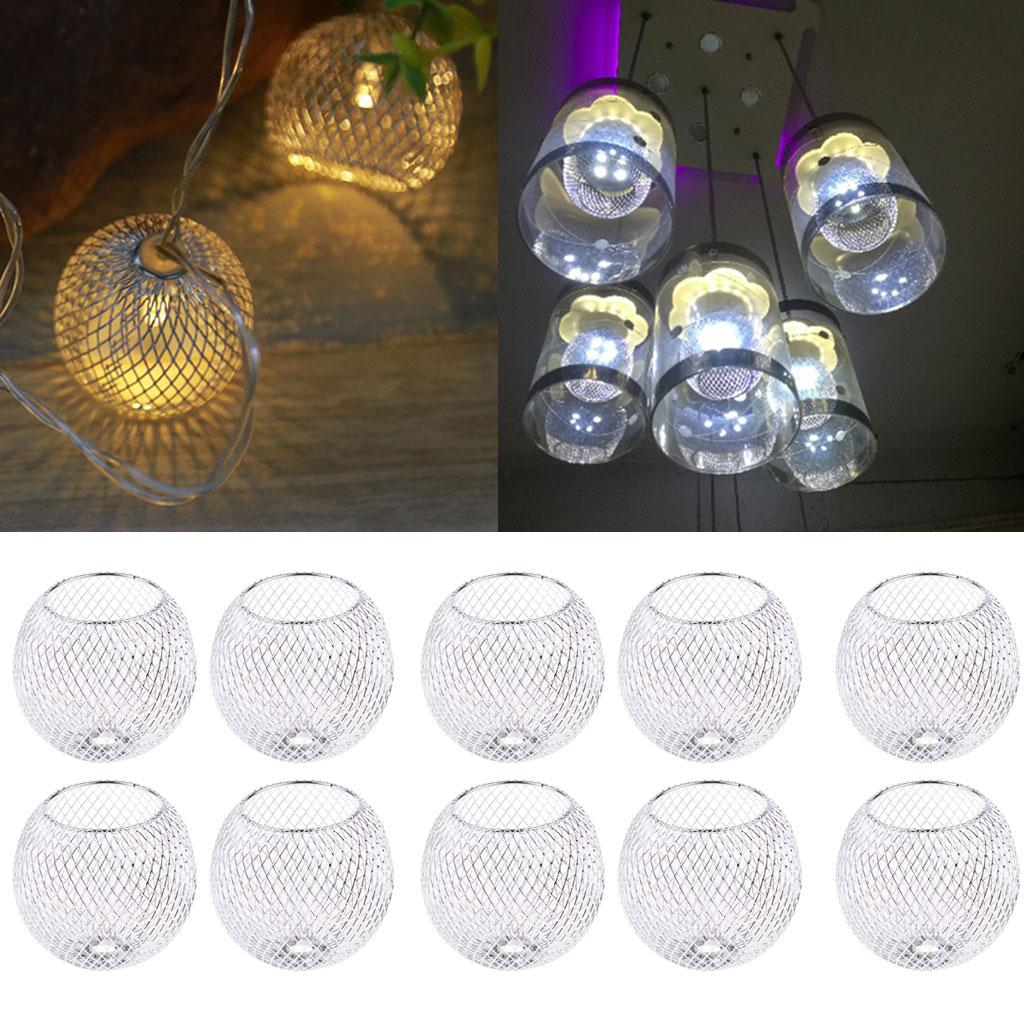 10Pcs Iron Table Lamp Shade Modern Standard Lamp Shade Small Lamp Shade