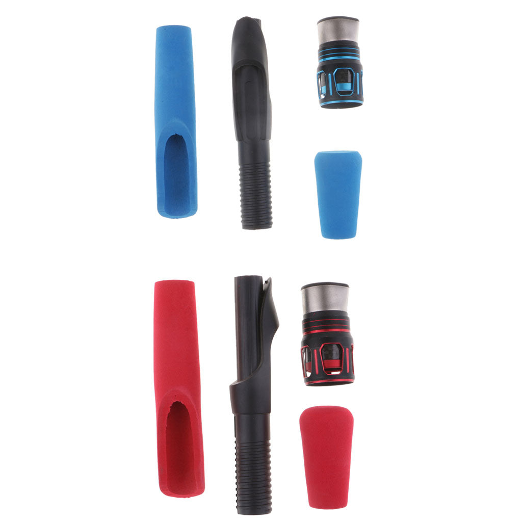 2 Set Tackle Split Grip Rod Handle Kit Fishing Rod Building
