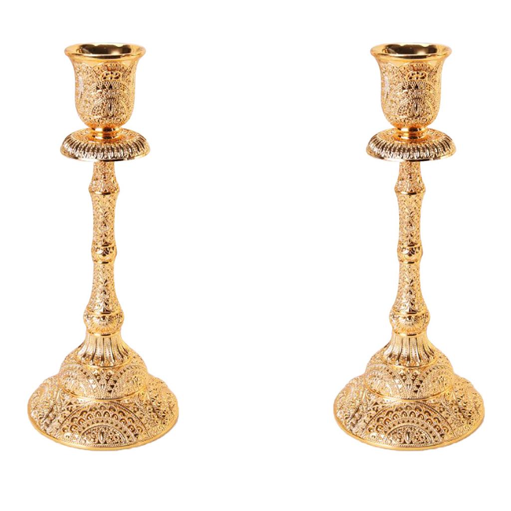 2pcs European Candelabra Candle Holder for Decoration 1 arm-19cm