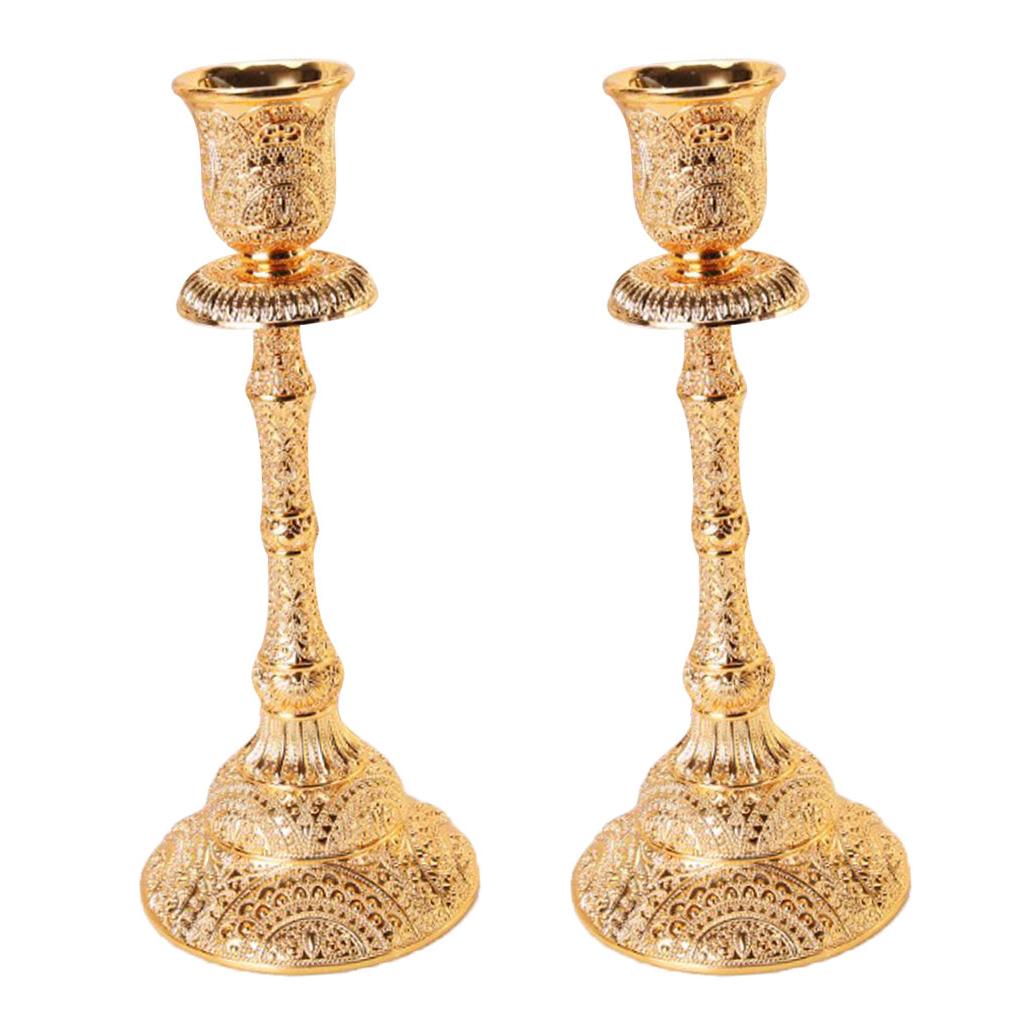 2pcs European Candelabra Candle Holder for Decoration 1 arm-19cm