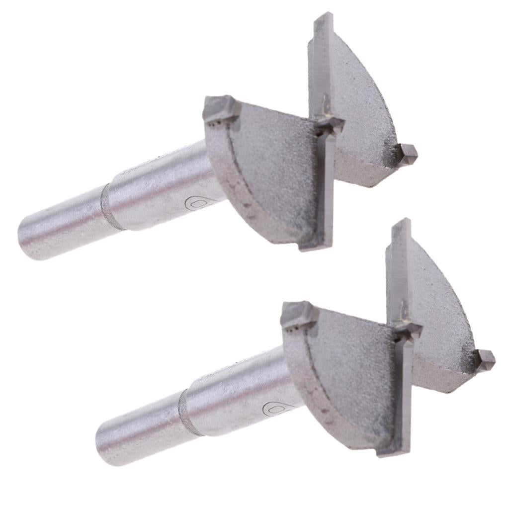 2x Forstner Bits Woodwork Boring Wood Cutter Drill Set Carbide 40mm