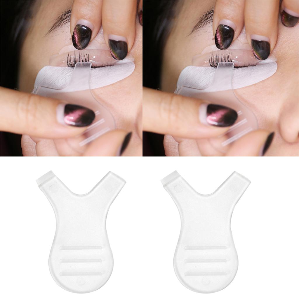 2x Soft Plastic Eyelash Lift Curler Clean Brush Grafted Lash Extensions Tool