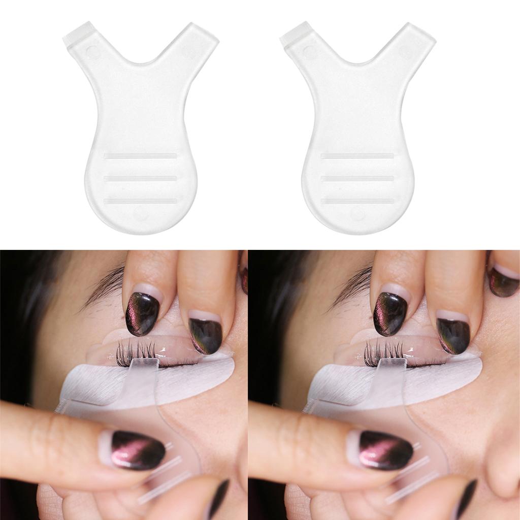 2x Soft Plastic Eyelash Lift Curler Clean Brush Grafted Lash Extensions Tool