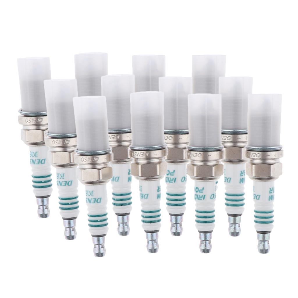 12 Pieces Car Iridium Power Spark Plug IK16 Fits for Honda