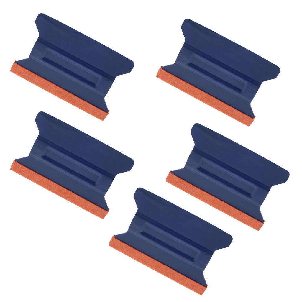 5PCS Tint Scratchless Squeegee Suede Edge for Gloss Chrome Vinyl Car Wrap