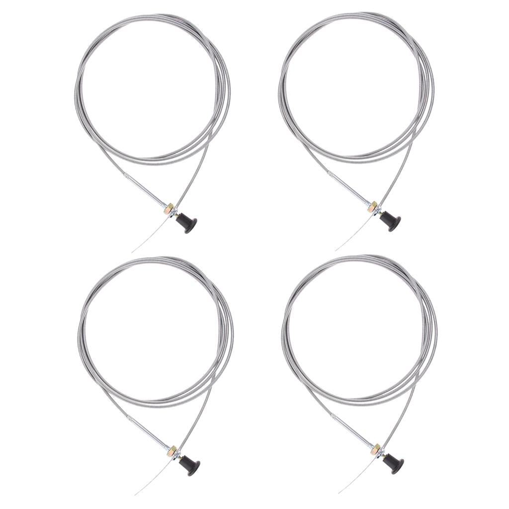 4Pcs 8FT. UNIVERSAL CARBURETOR CHOKE CONTROL CABLE f60122 Lawn Tractor Mower