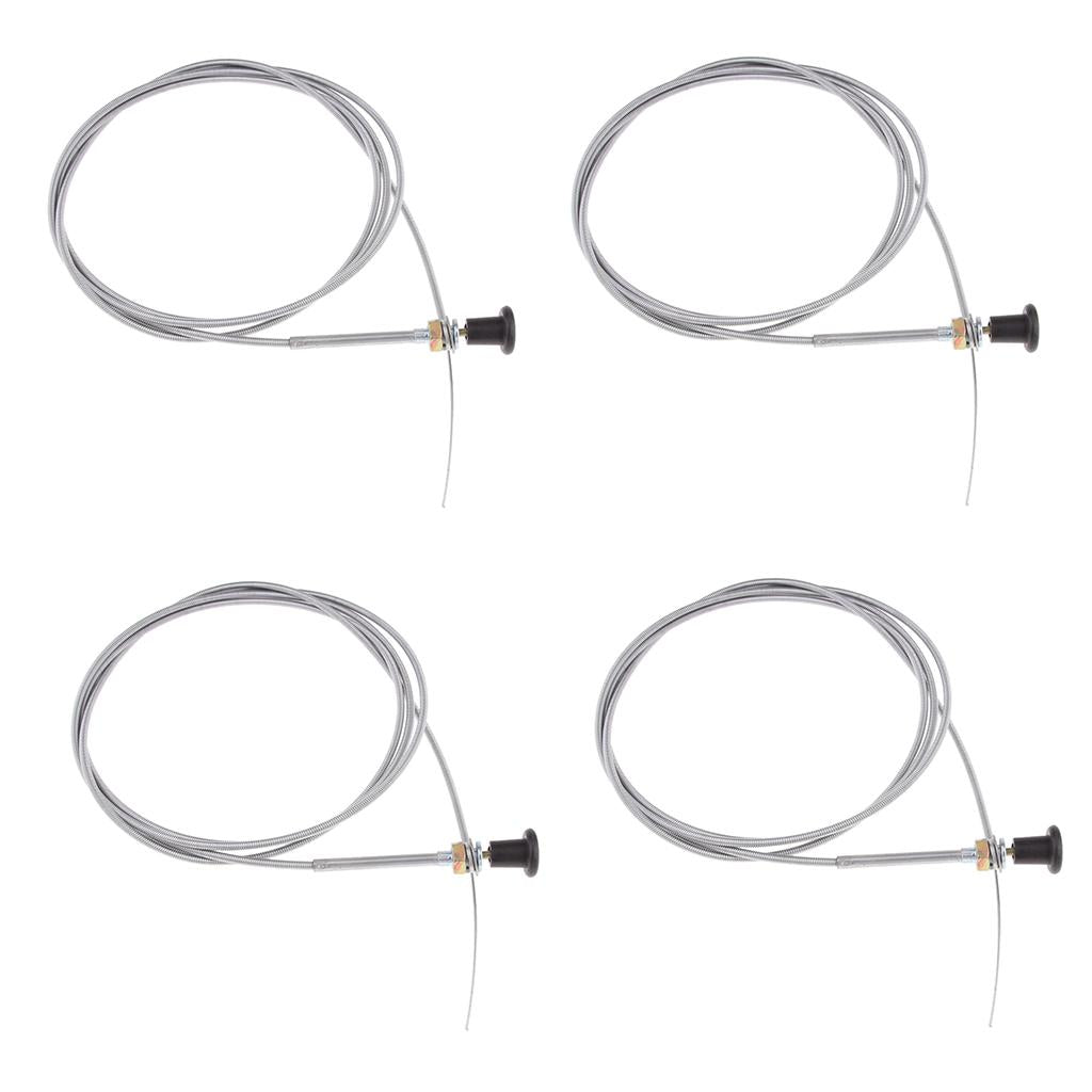 4Pcs 8FT. UNIVERSAL CARBURETOR CHOKE CONTROL CABLE f60122 Lawn Tractor Mower