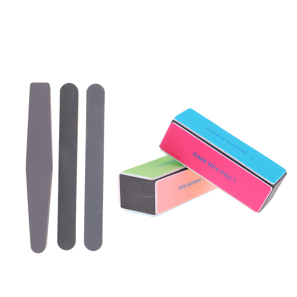 8 Pack Long File Grinding Sand Bar Burnishing Stick Model Polishing Tools