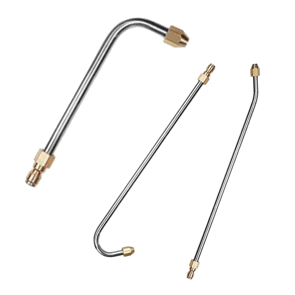3pcs Pressure Washer Nozzle Angled Lance Spray Wand 1/4 Inch Quick Connect