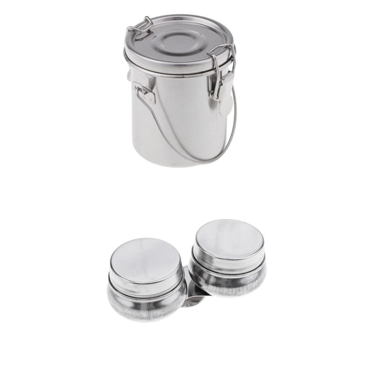 Artist Portable Brush Washer Stainless Steel Brush Cleaner Palette Cup Clip