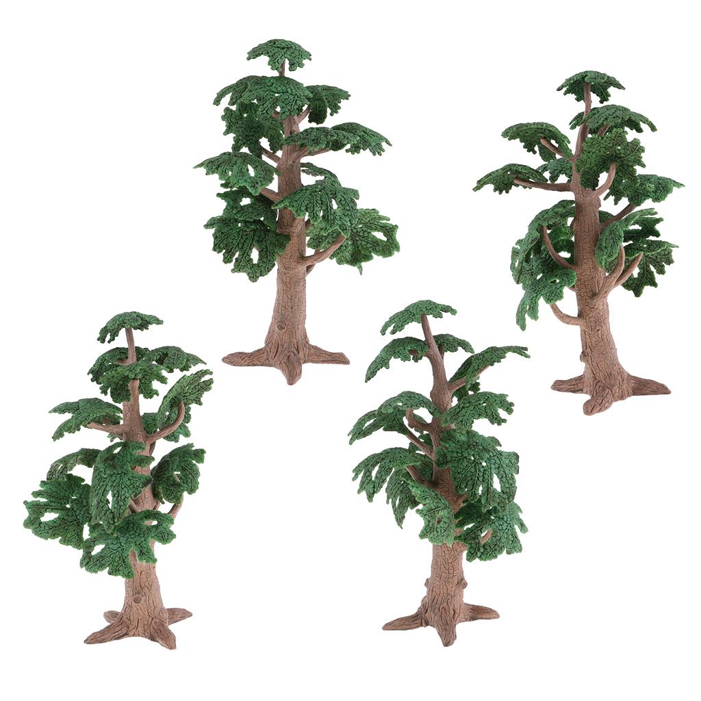 24cm Pine Tree Model Ancient Cypress for Micro Landscape Diorama Scenery