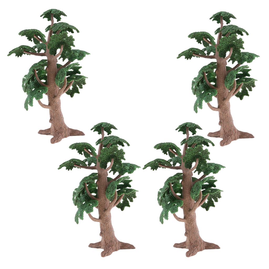 24cm Pine Tree Model Ancient Cypress for Micro Landscape Diorama Scenery