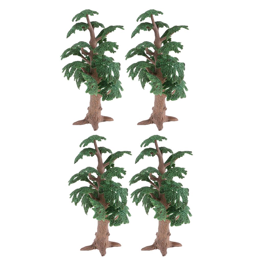 24cm Pine Tree Model Ancient Cypress for Micro Landscape Diorama Scenery