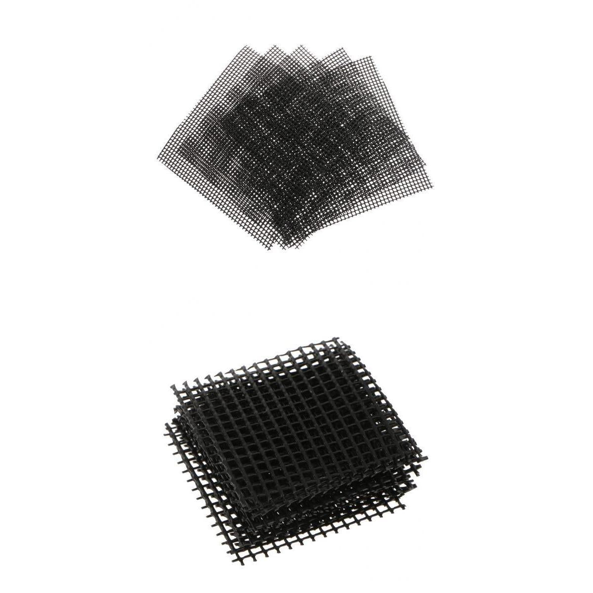 15pcs Plastic Drainage Mesh Sheet Bonsai Flowerpot Bottom Net Garden Care