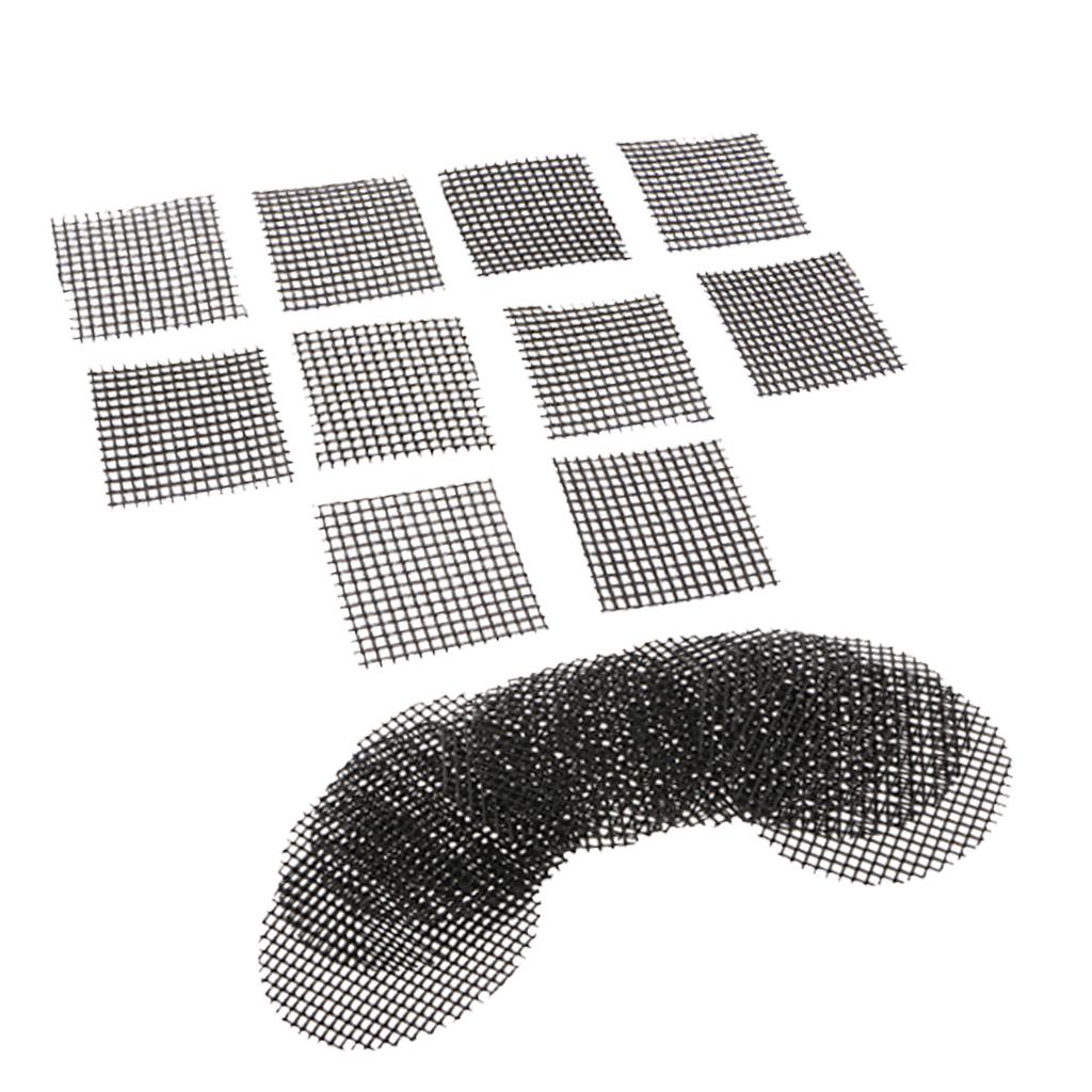 20pcs Plastic Drainage Mesh Sheet Bonsai Flowerpot Bottom Net Garden Care