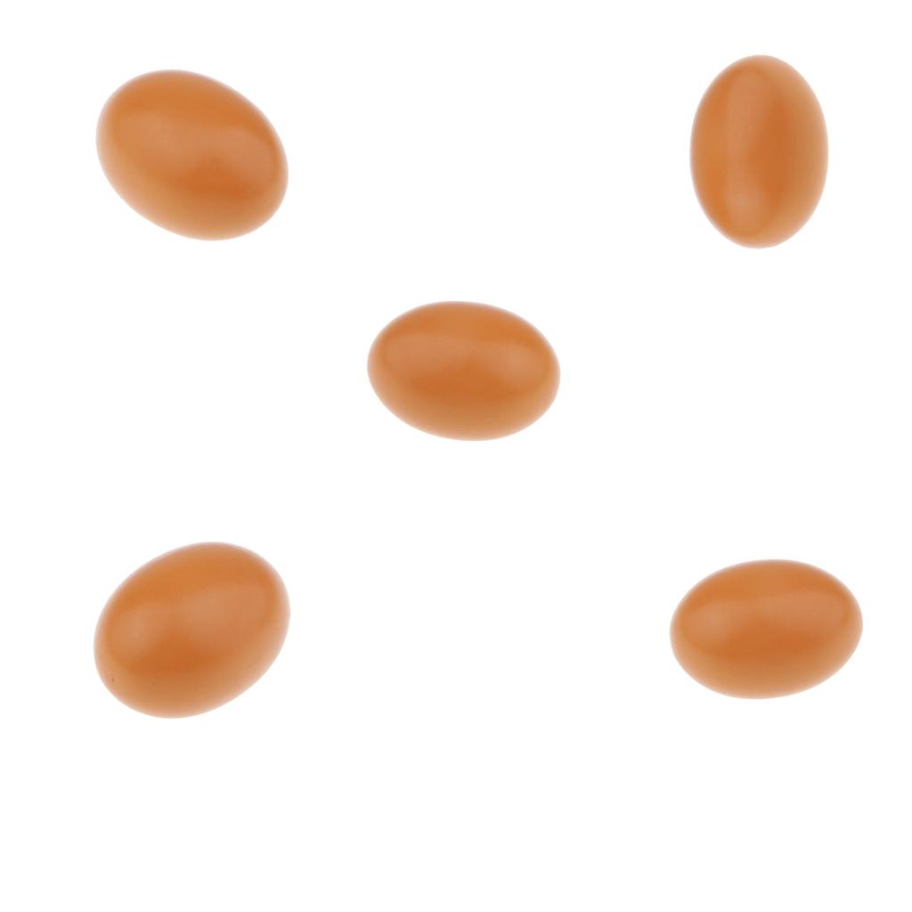 5 Pieces Solid Wood Easter Egg DIY Painting Easter Eggs Easter Party Favors