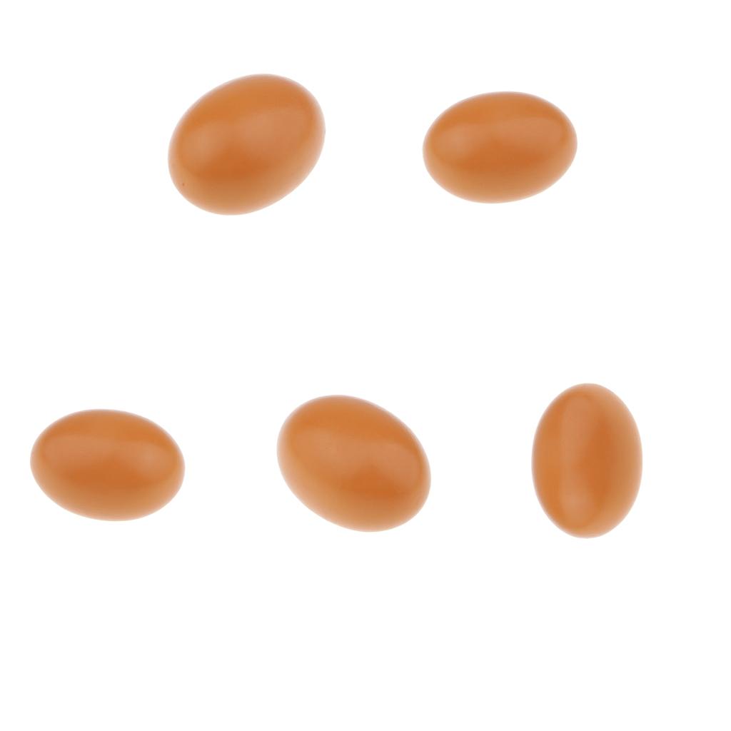 5 Pieces Solid Wood Easter Egg DIY Painting Easter Eggs Easter Party Favors