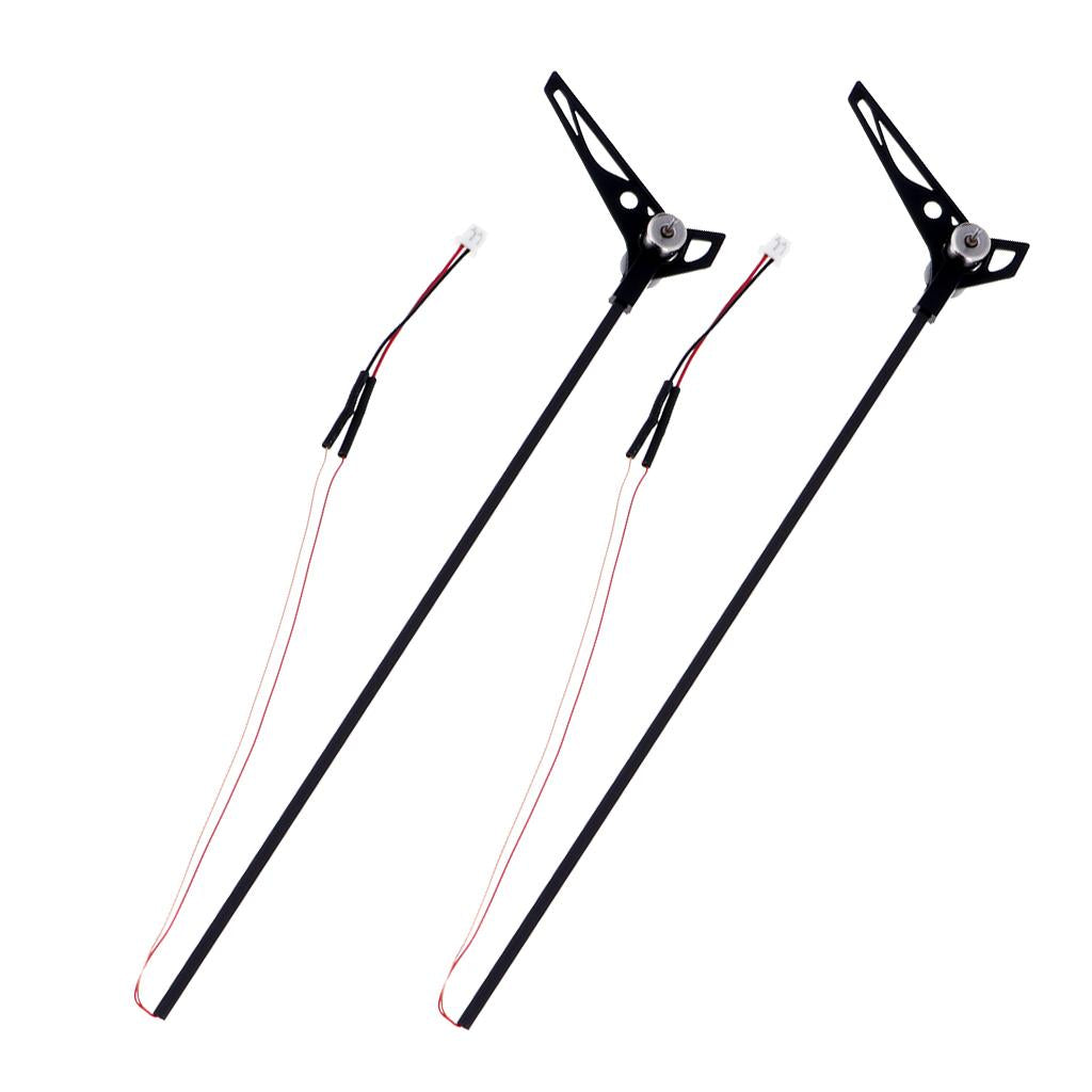2pc RC Helicopter Tail Boom & Motor Assembly for WLtoys V911S V966 XK K100