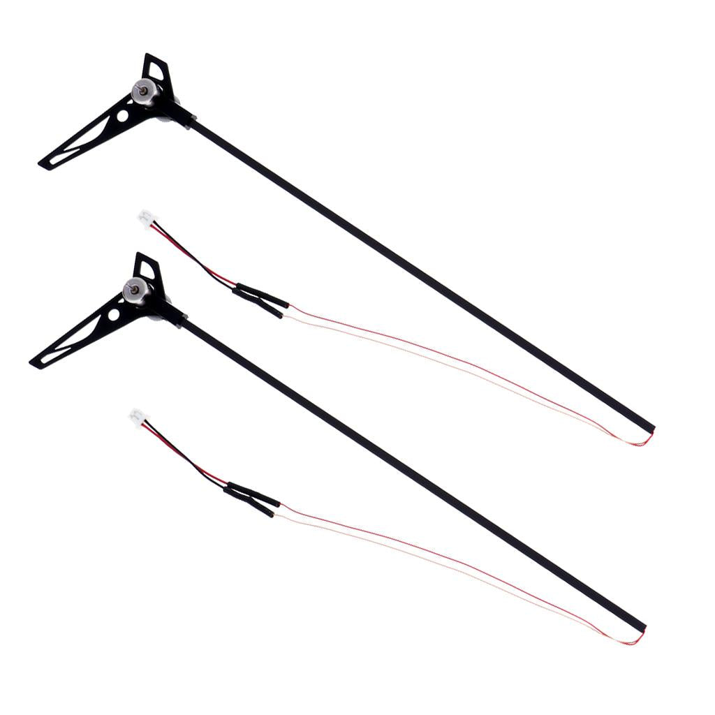 2pc RC Helicopter Tail Boom & Motor Assembly for WLtoys V911S V966 XK K100