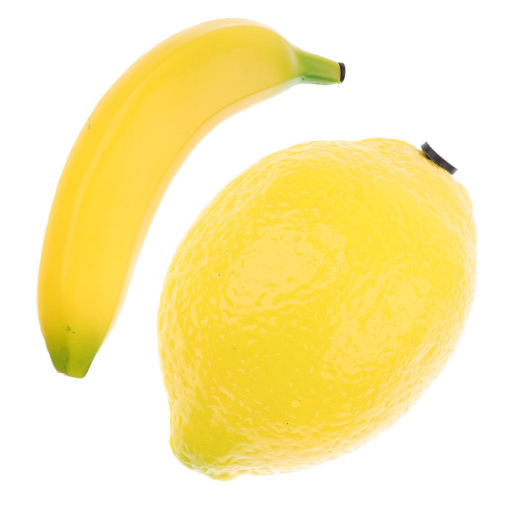 Banana Lemon Fruit Shaker Musical Maraca Rattles for Children Kids