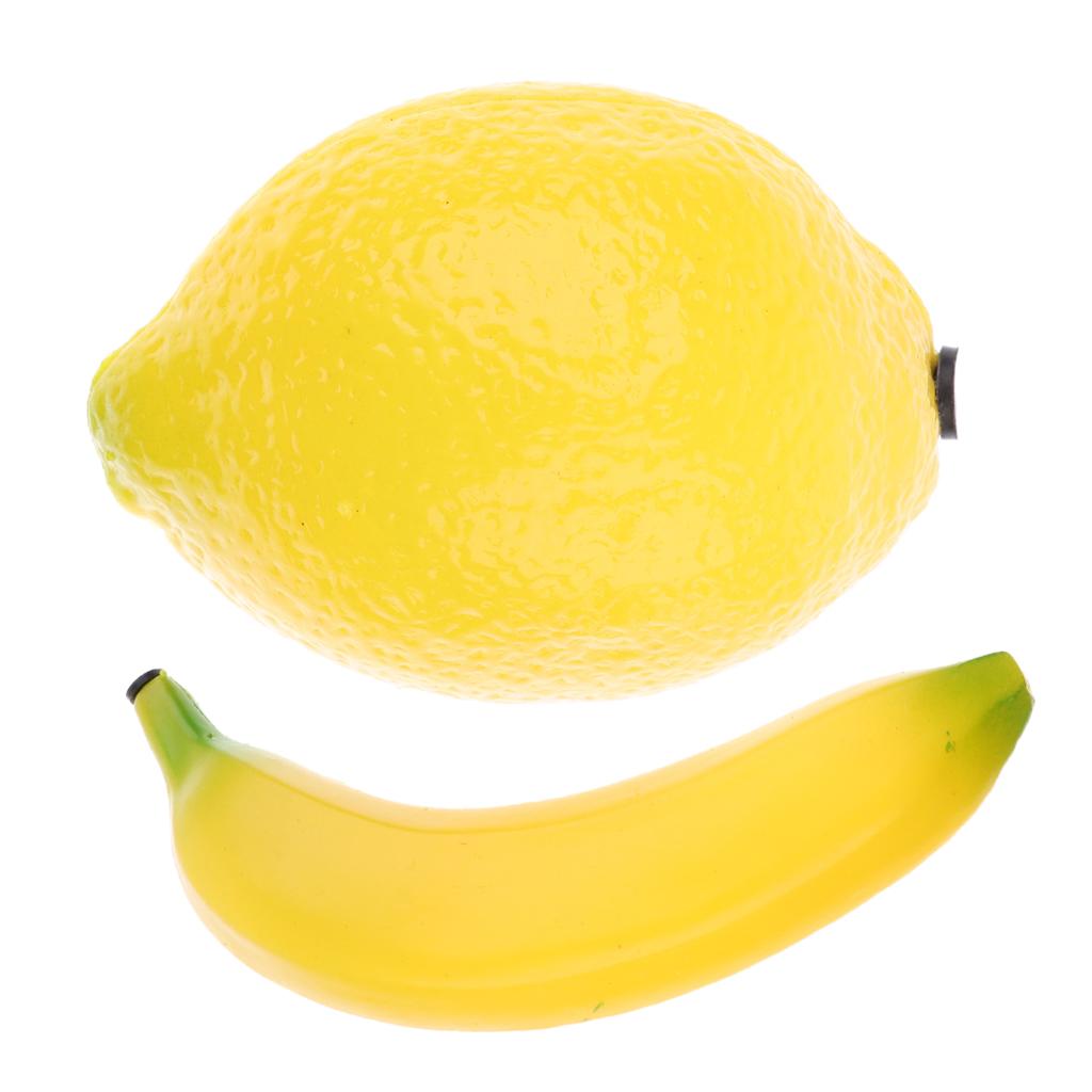 Banana Lemon Fruit Shaker Musical Maraca Rattles for Children Kids