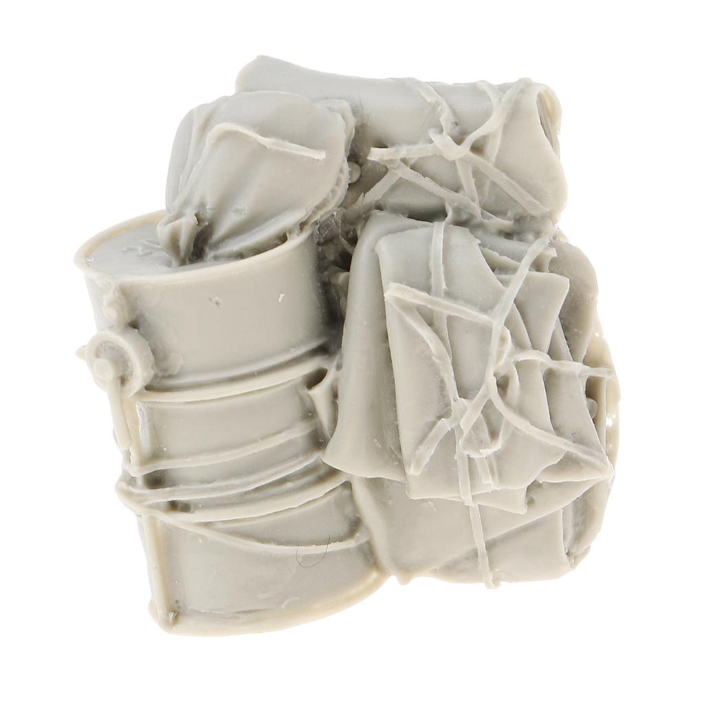 1/35 Resin World War II scenario Accessories Oil Drum Canvas Bags & Oil Drum