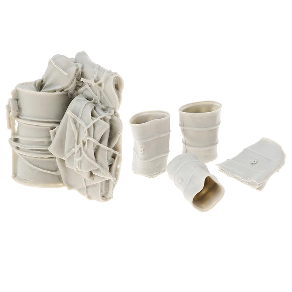 1/35 Resin World War II scenario Accessories Oil Drum Canvas Bags & Oil Drum