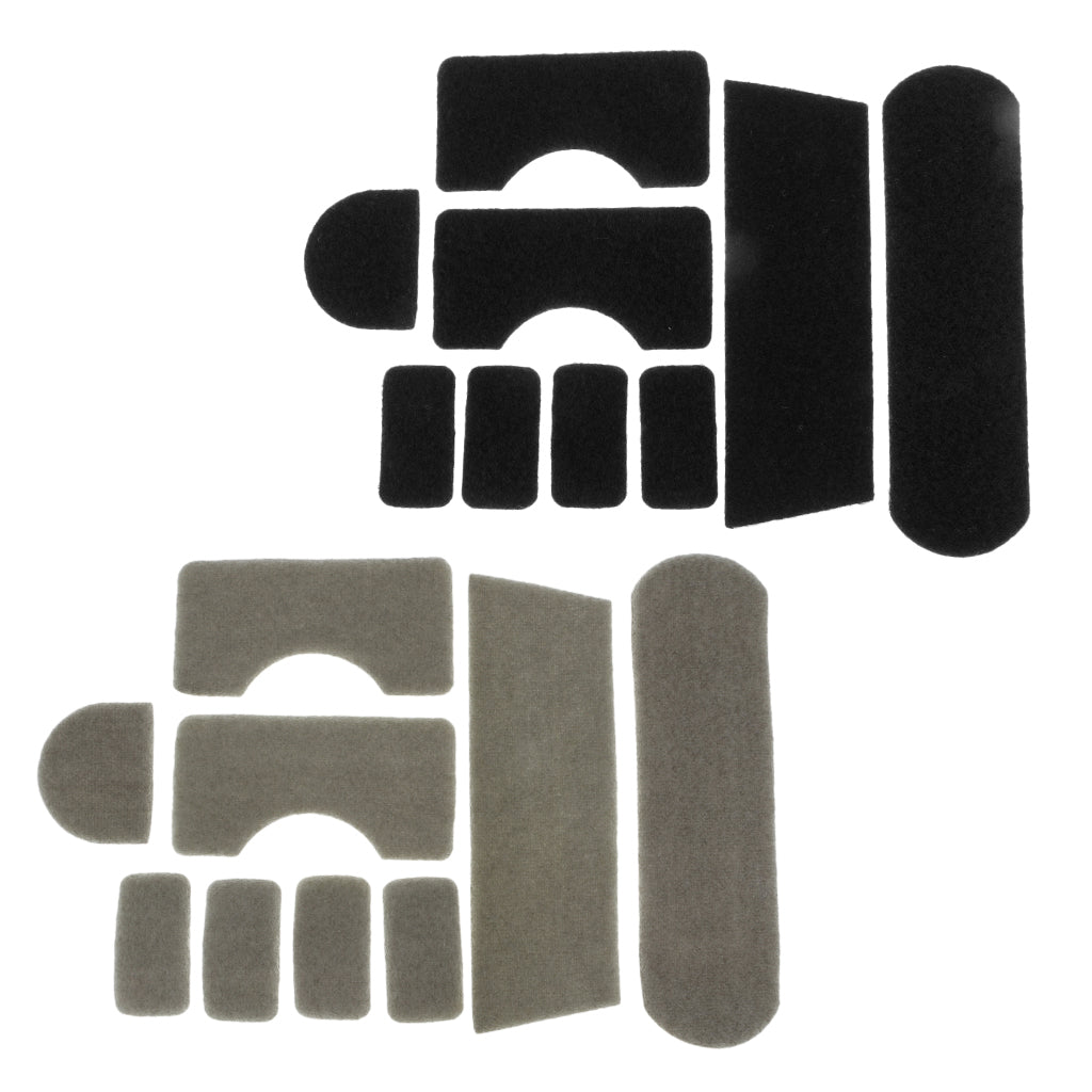 18pcs Tactical Helmet Sticker Patch Hook and Loop for MICH Hunting Helmets