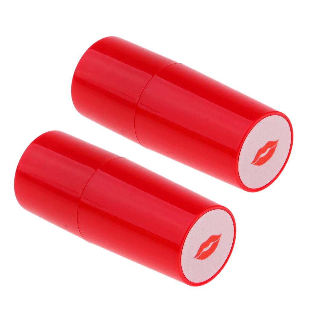 2pcs Colorfast Quick-dry Golf Ball Stamp Stamper Marker Impression Seal Lips
