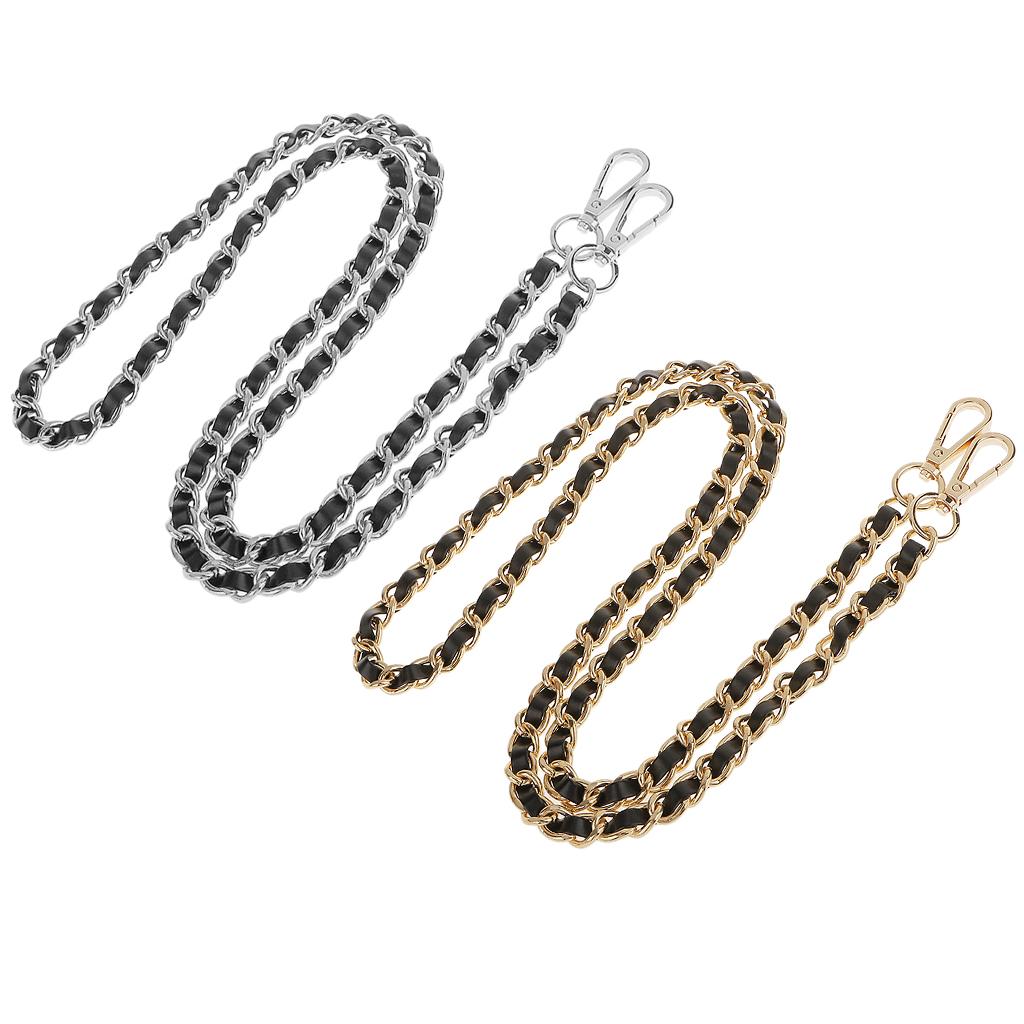 2x Purse Handbag Handle Shoulder Bag Replacement Chain Bag Straps