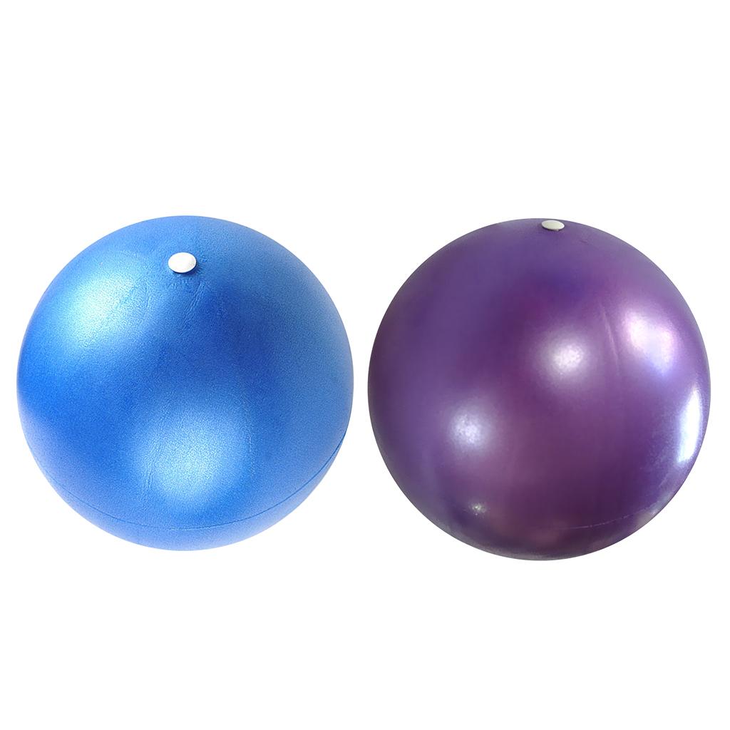 2Pcs 25cm Soft Anti Burst Yoga Ball Exercise GYM Pilates Fitness Balls