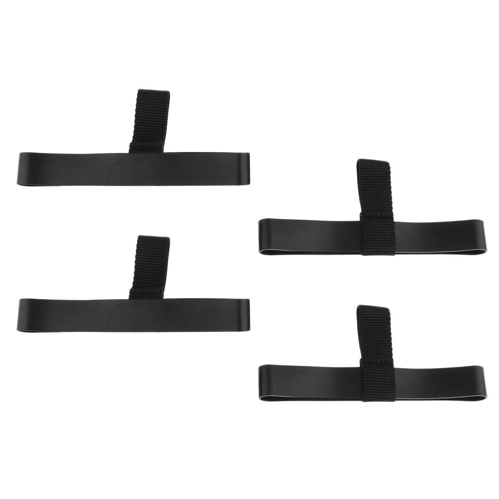 4 Pieces Elastic Rubber Scuba Diving Stage Tank Bottle Hose Retainer Band L