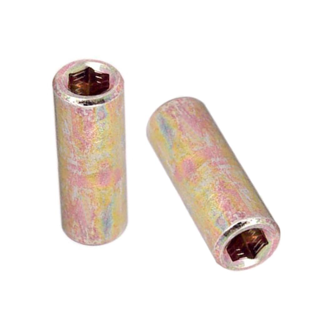 2pcs Bass Guitar Truss Rod Buckle Connect Adjust Cap Connector 8mm+9mm