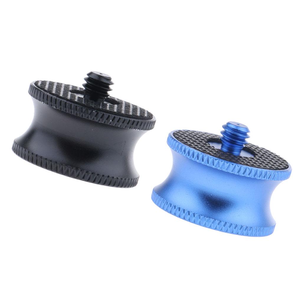 2Pieces 1/4 Male to 3/8" Female Adapter Converter for Tripod Monopod Camera"
