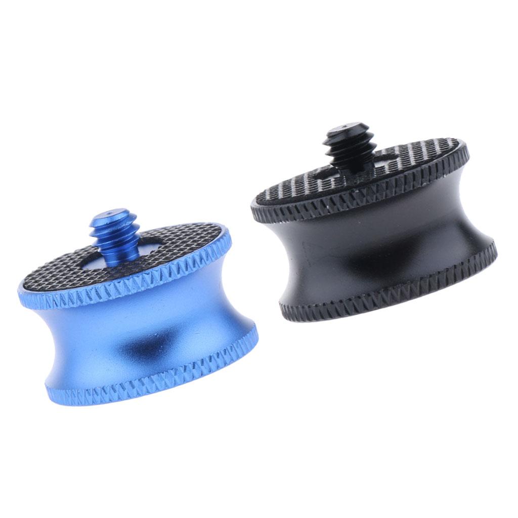 2Pieces 1/4 Male to 3/8" Female Adapter Converter for Tripod Monopod Camera"