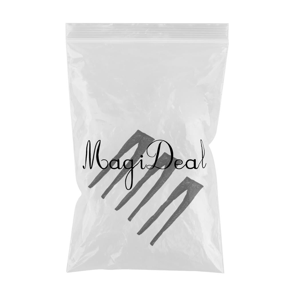3pcs 1/6 Scale Stockings for 12inch Female Action Figure Body Black